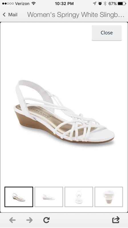 Shoes and his ring ordered