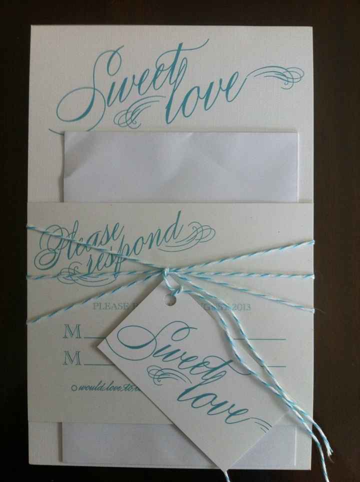 Semi-DIY invites - feedback please ladies!
