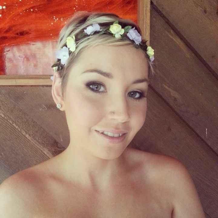 Not officially back, but married (non-pro pics)