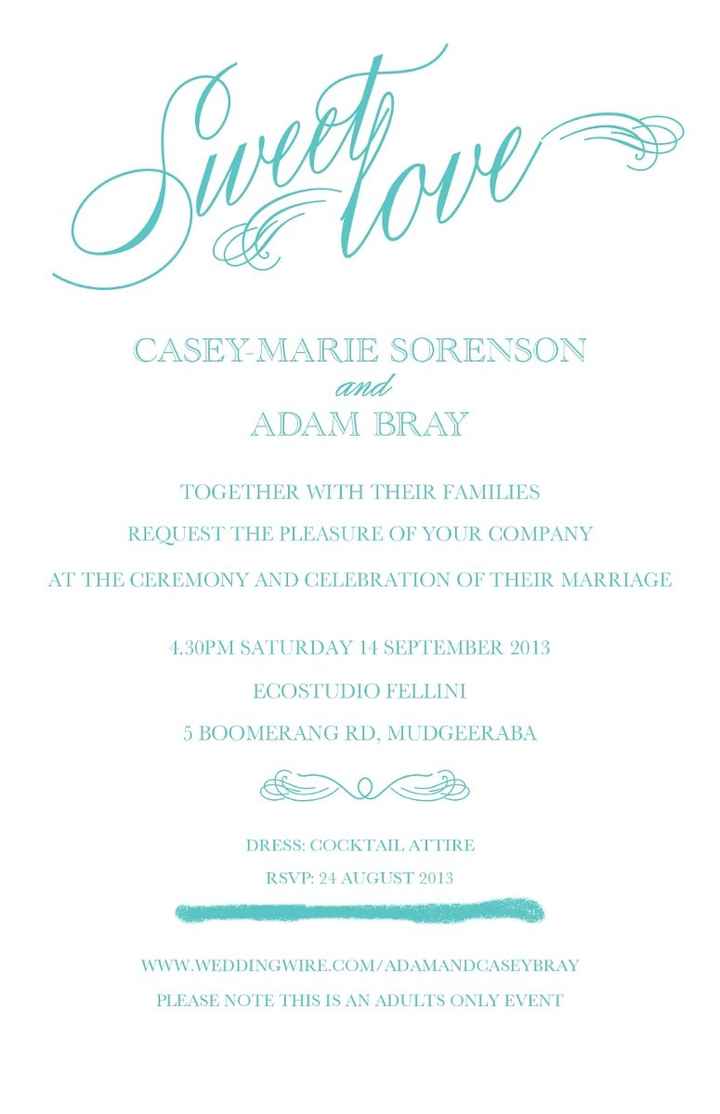 Can you please proof read my invitation?