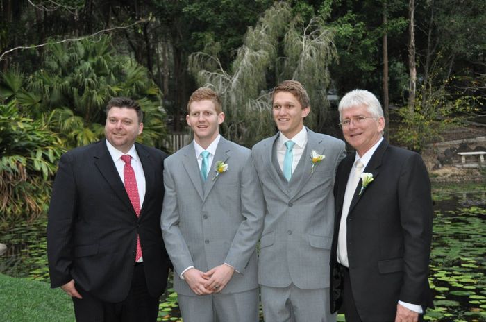 Not officially back, but married (non-pro pics)