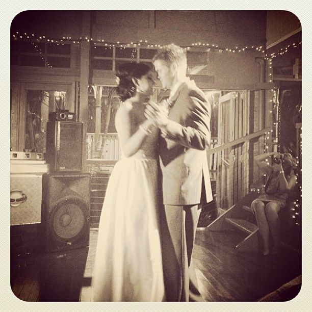 Not officially back, but married (non-pro pics)