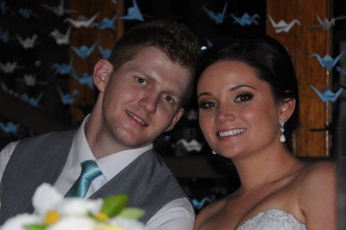 Not officially back, but married (non-pro pics)