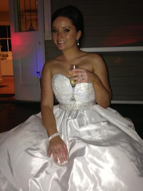 Not officially back, but married (non-pro pics)