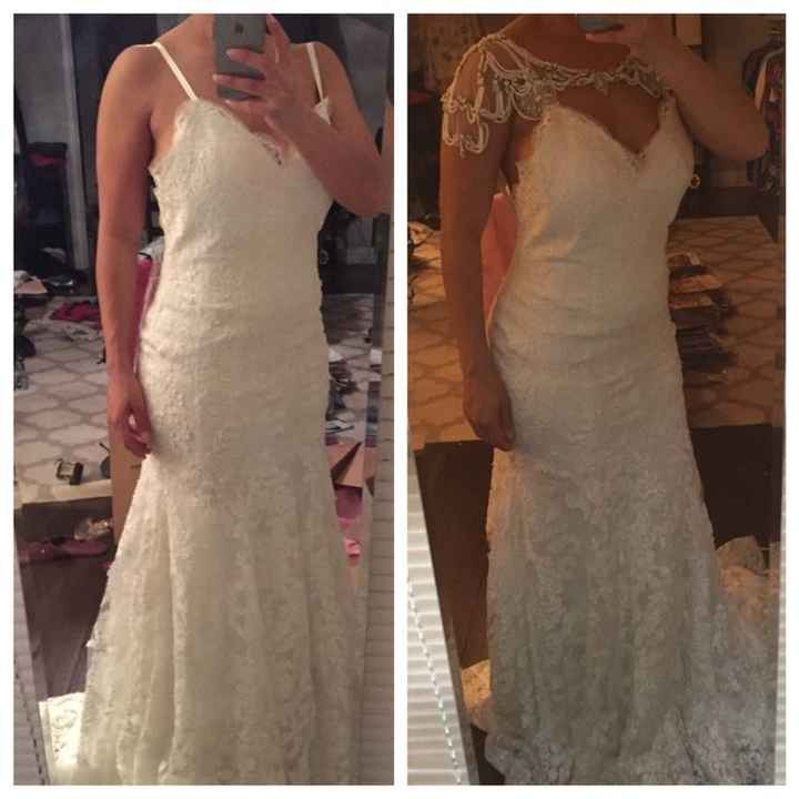 I didn't listen... Dress Regret!