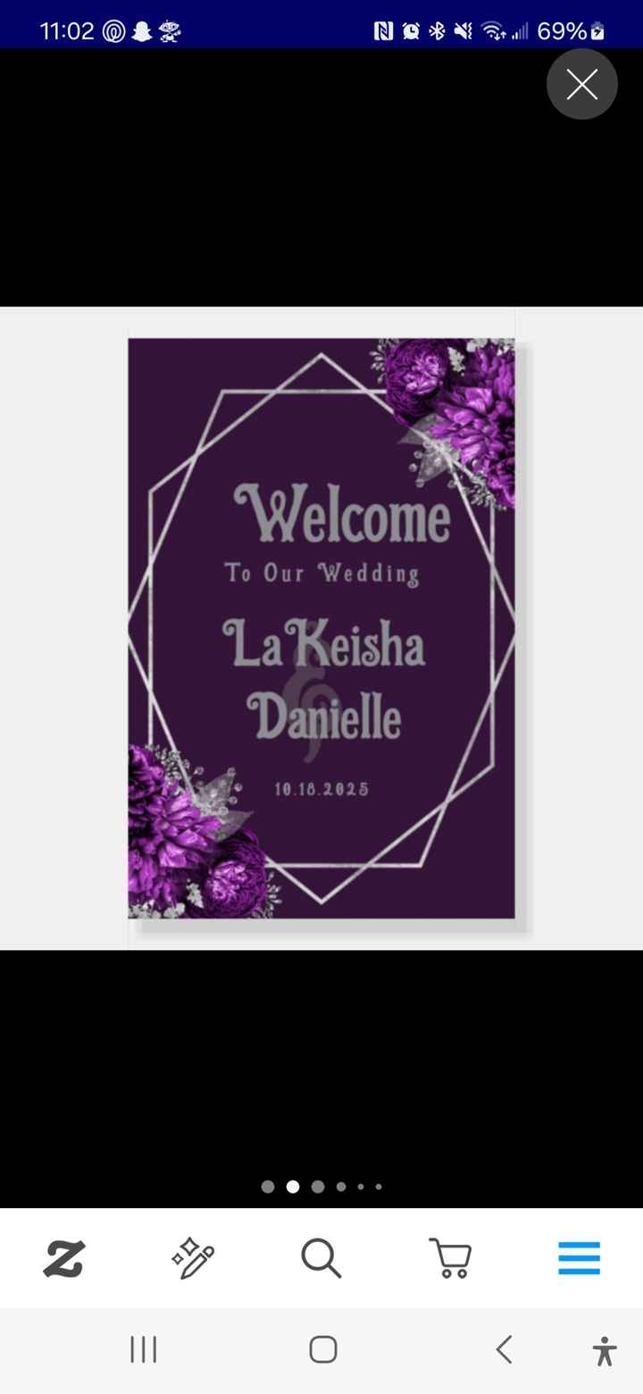 Our welcome sign - 1