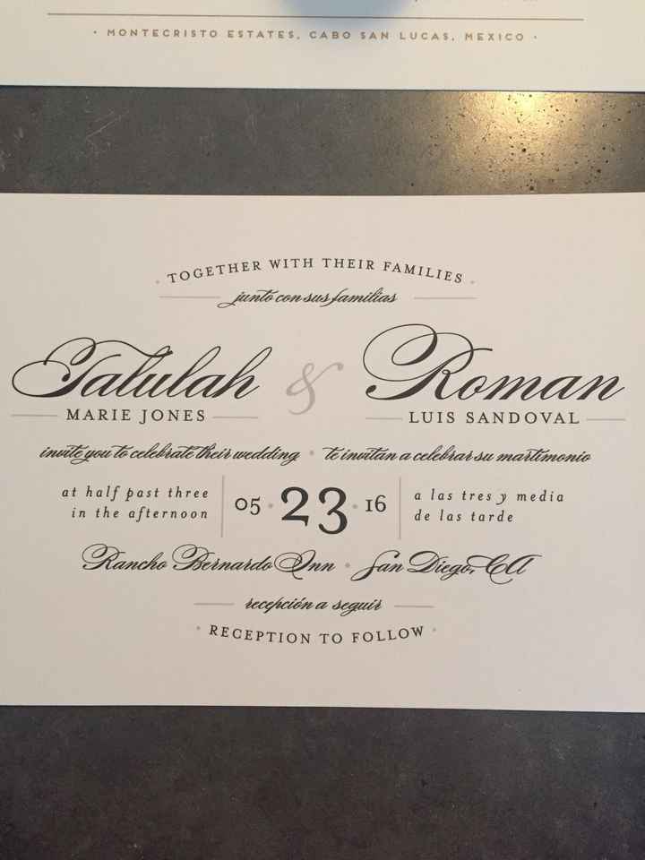 Please help me choose my invitation