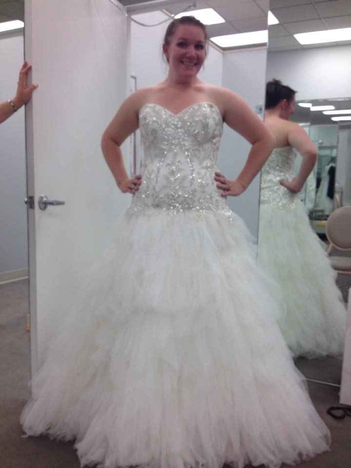 I never showed off my dress because I wasn't on WW when I found it!