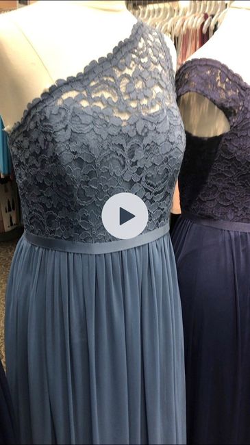 "Steel Blue" dress (Angle 2)