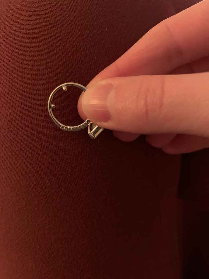 Thoughts on wearing a fake / decoy engagement ring? - 1