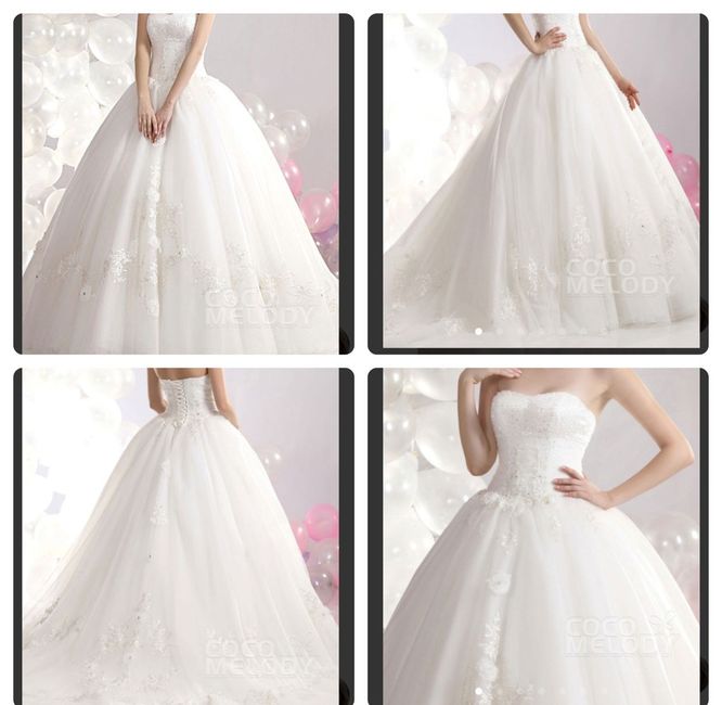How much money did you spend on your wedding dress? - 1