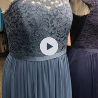 "Steel Blue" dress (Angle 2)