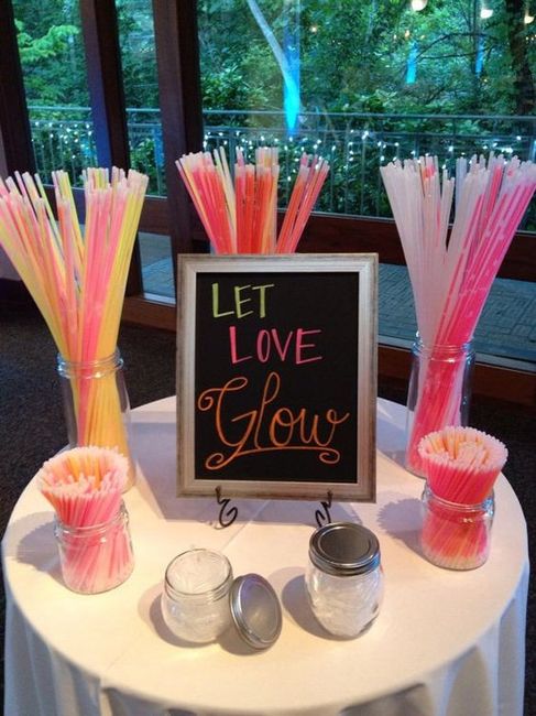 glow stick display