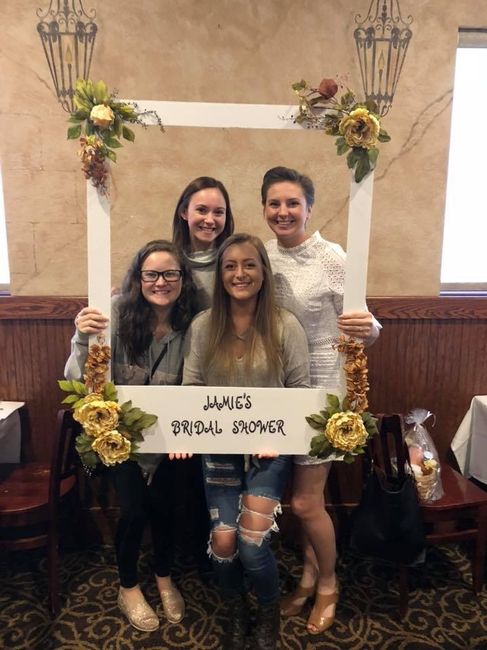 My MOH and 2 out of 4 bridesmaids!
