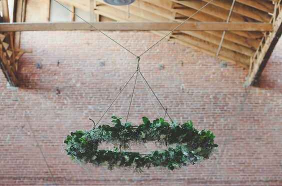 We'll have a greenery chandelier!