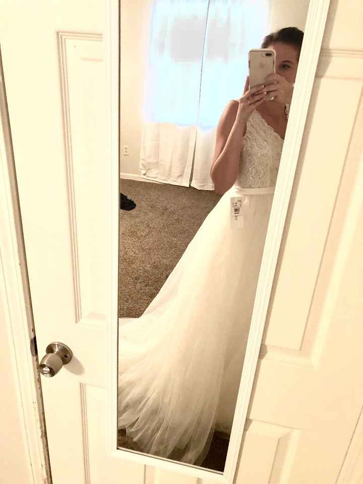 Diy wedding hotsell dress train