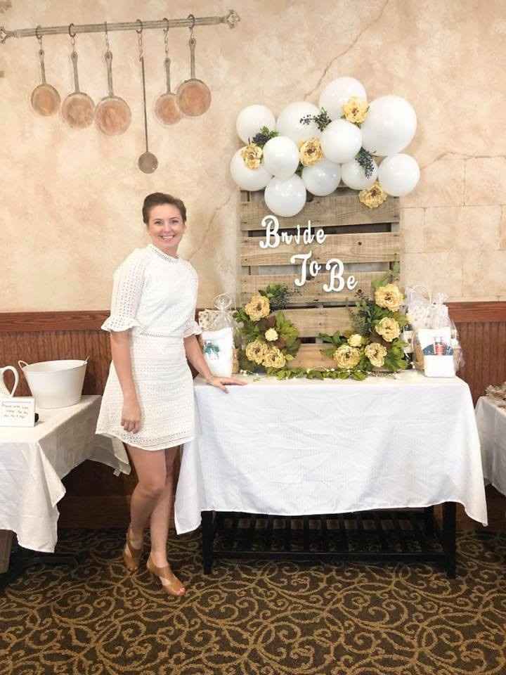 Bride to be sign that my cousin made!