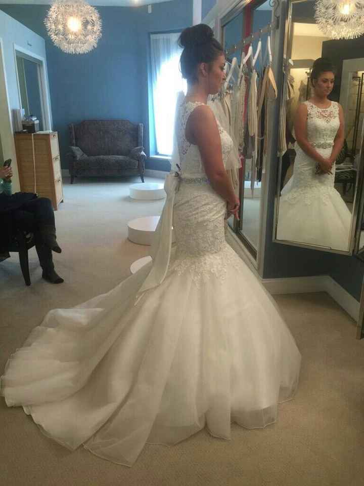 So I FINALLY said yes to the dress!