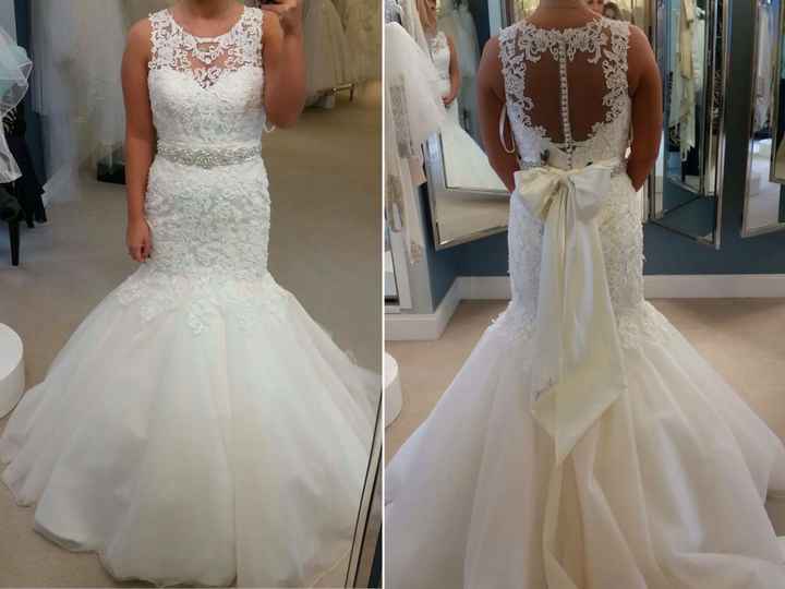 So I FINALLY said yes to the dress!