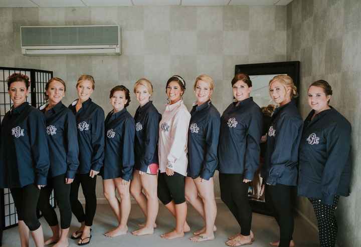 Bridesmaid attire to get ready