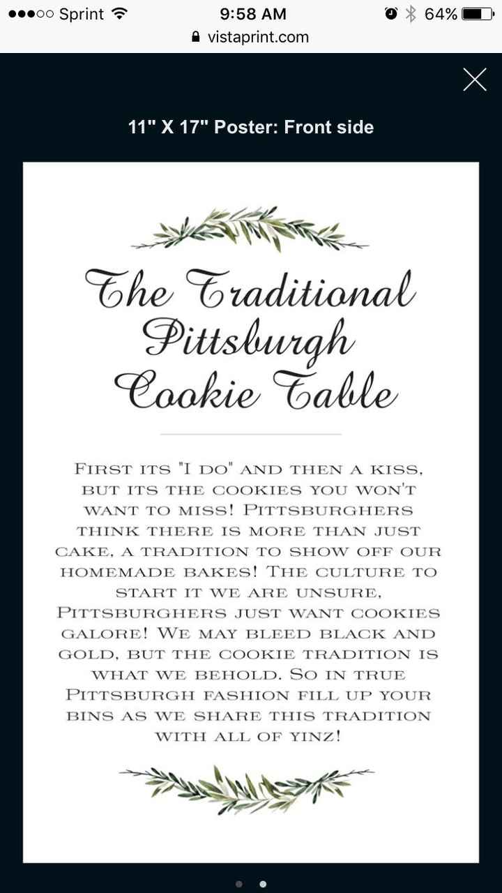 Wedding Cookie Table