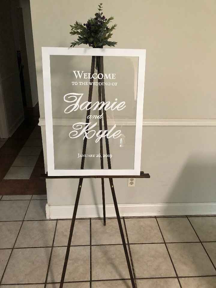 DIY Acrylic Welcome Sign