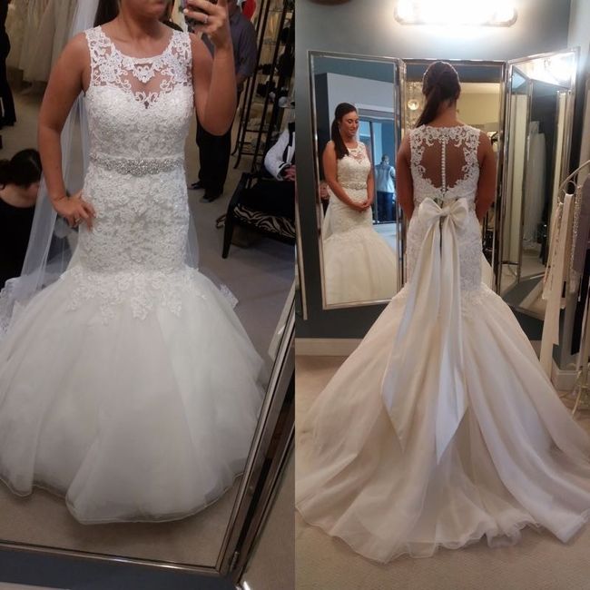 My dress is in...now I want to see yours!