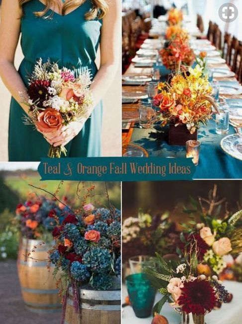Ideas for Fun Colors for a Late September Wedding?? 2