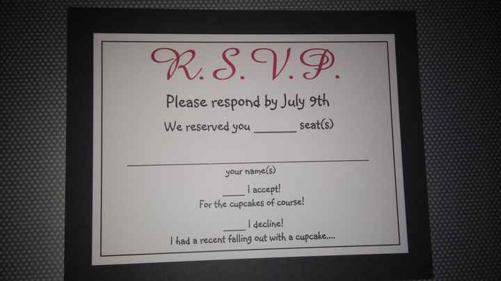 Apparently I made my RSVPs a little too complicated lol (pic)