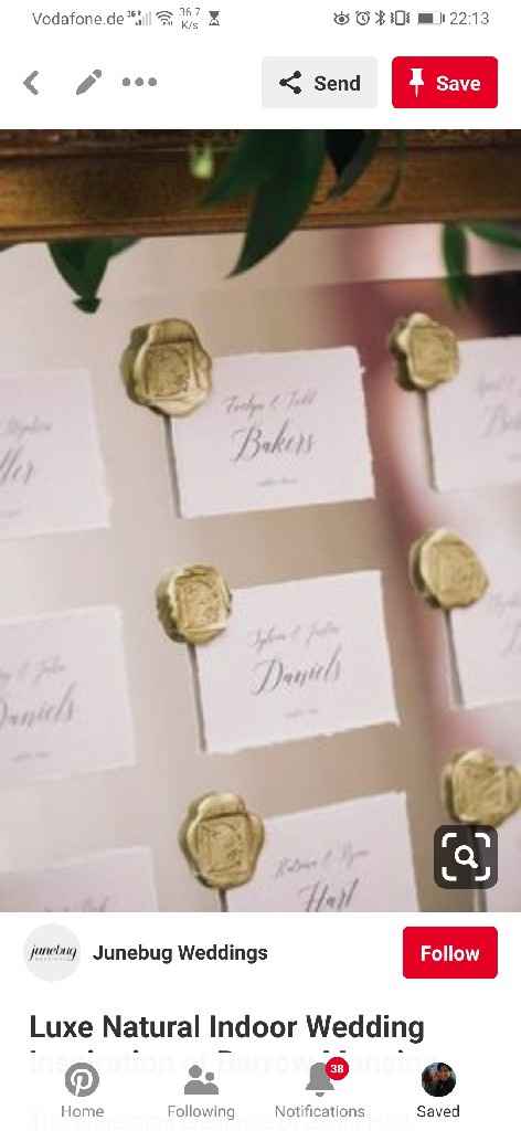 Escort cards idea - 1
