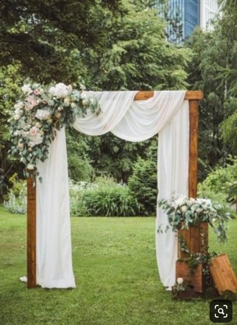 Decorating a wedding arch help! - 1