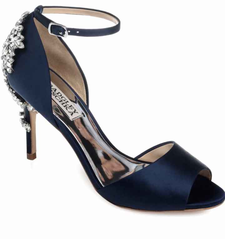 When did you buy your wedding shoes? - 1