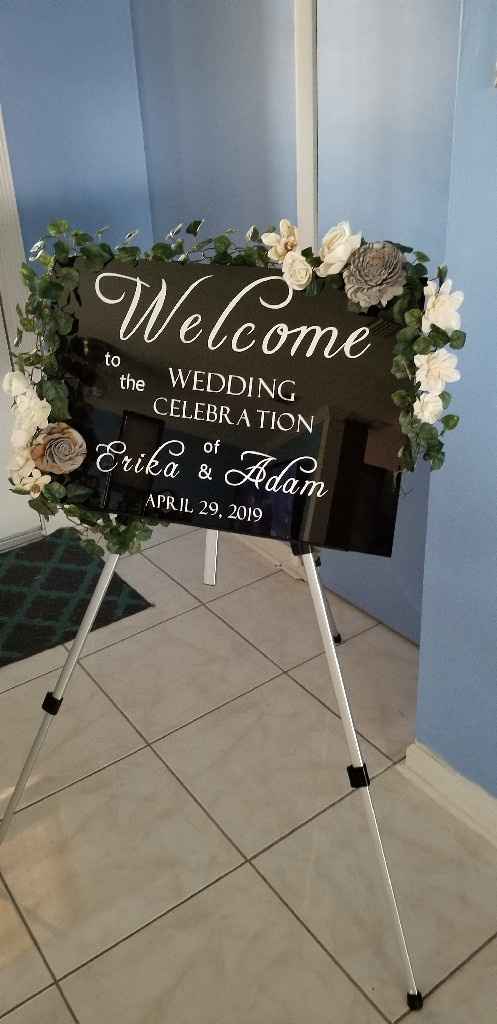 Welcome sign all finished! Let's see yours! - 1