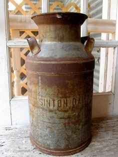 Vintage Milk Can Ceremony Decor