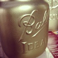 Removing Spray Paint from Mason Jars