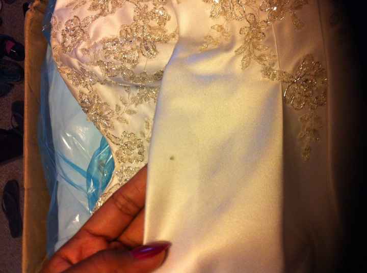 PreOwnedWeddingDress.com DISAPPOINTING purchase