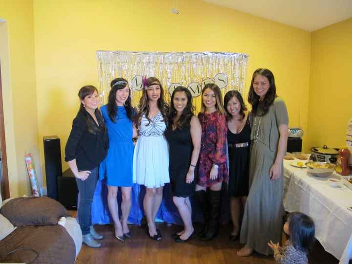 Our dapper wedding shower... I come bearing pics!!