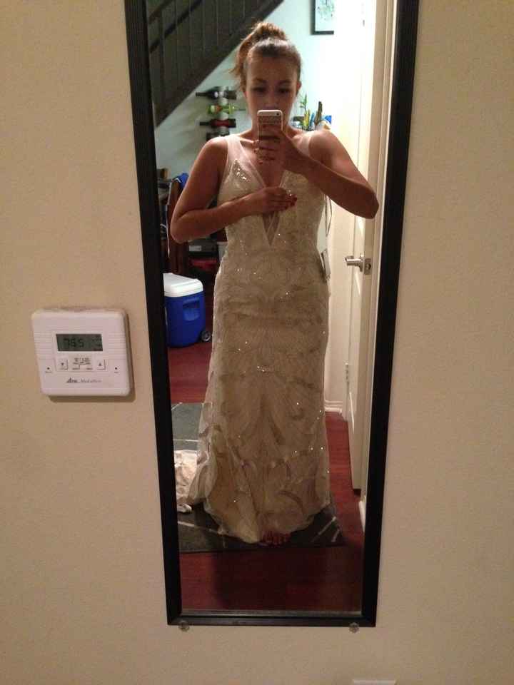 Finally picked up my dress!! Alterations update pics on page 3!!