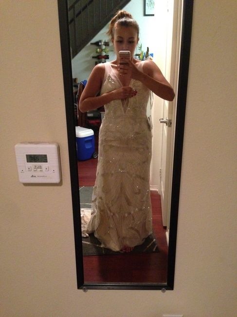 Finally picked up my dress!! Alterations update pics on page 3!!