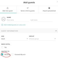 Trouble with guest list - 1