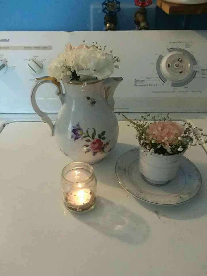  Are there any brides, doing their own centerpieces? - 2