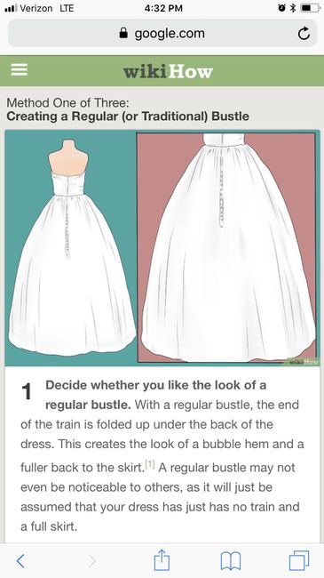 Show me your ballgown bustles!! 9