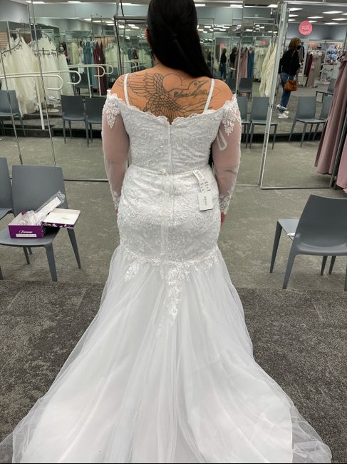 Bought a dress wedding was nearly cancelled now everything’s changed. 2