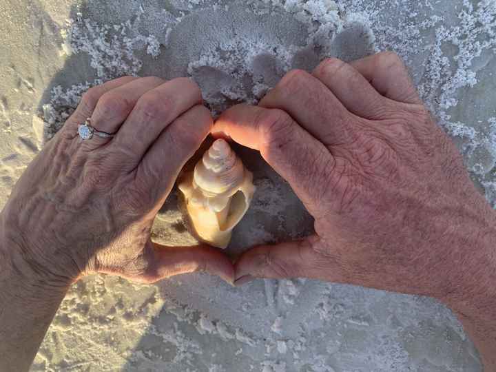Proposing. Just the two of us or with her family there? - 1