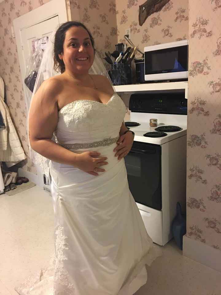 Second dress fitting