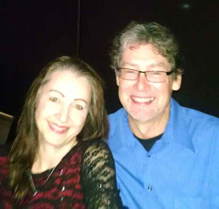 Dancing with my beloved on Valentine's Day, the day we purchased our marriage license!