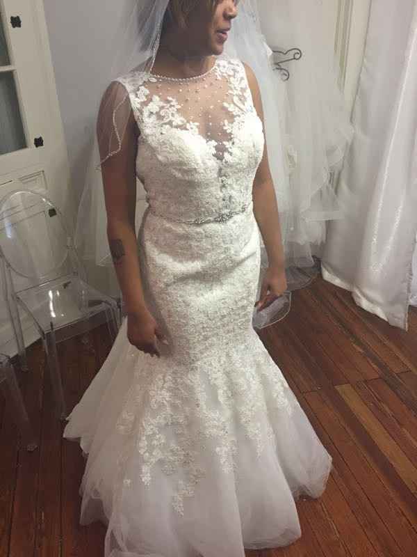 First dress fitting (pics)