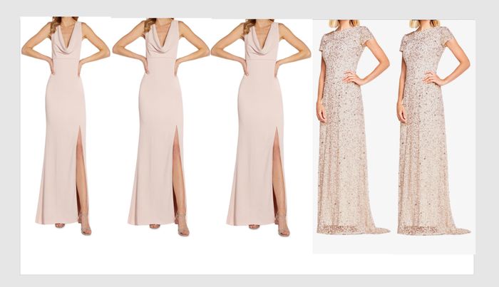 2 different moh dresses, help!! 1