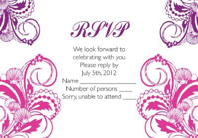 Wedding Invites, RSVP and Insert desgin done!