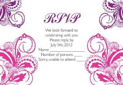 Wedding Invites, RSVP and Insert desgin done!